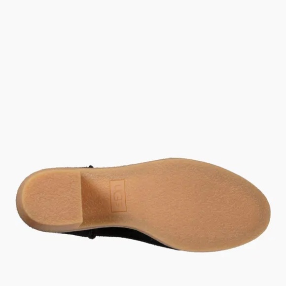 UGG Kasen black heeled ankle boots size 8 - Picture 3 of 11